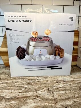 Sharper Image Electric Indoor S’mores Maker 🍫🔥 NEW In Open Box | Never Used